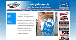 Desktop Screenshot of kfz-jahnke.de