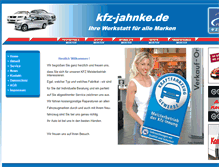 Tablet Screenshot of kfz-jahnke.de